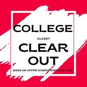 College Closet Clearout
